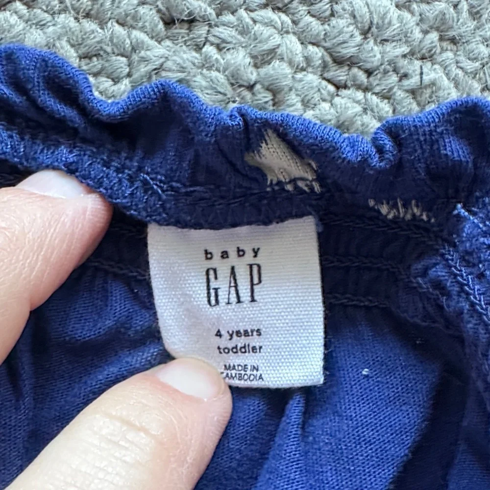 GAP Navy Star-Print Girls' Romper